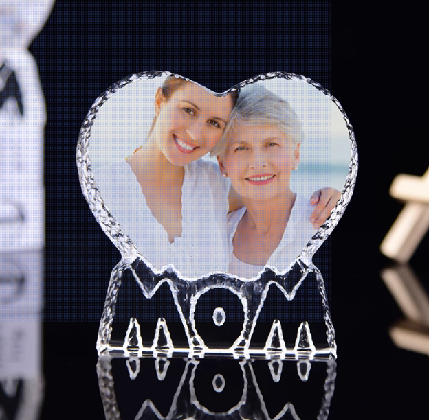 Crystal with Word-MOM