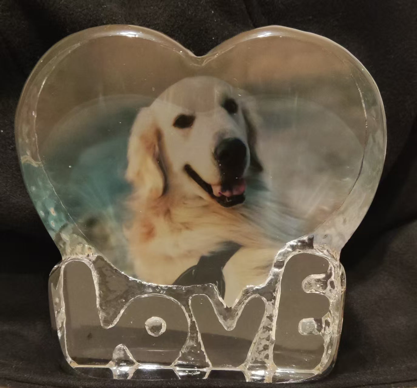 Crystal with Word-Love