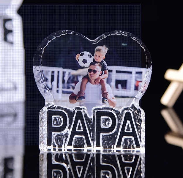 Crystal with Word-PAPA