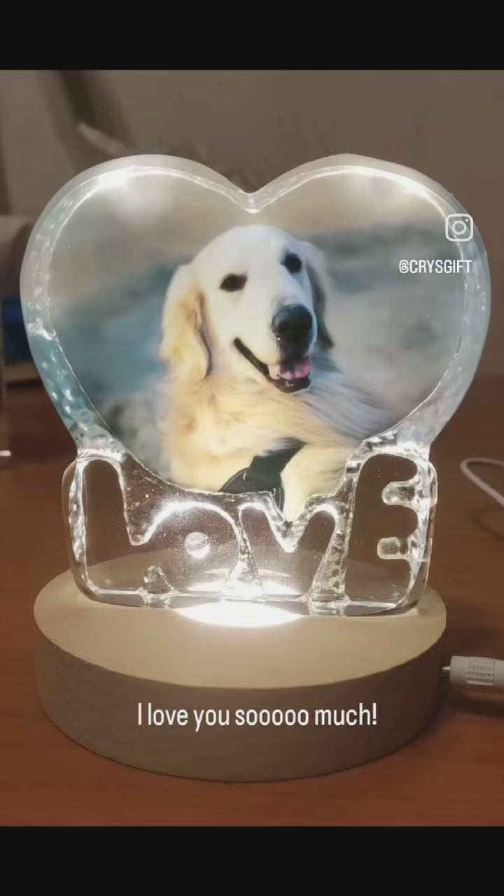 Crystal with Word-Love
